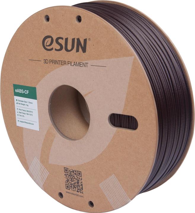 Immagine prodotto eSUN EABS-CF 1,75 mm ROSSO SCURO 1 kg (ABS, 1.75 mm, 1000 g, Rosso)