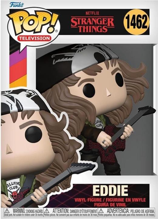 Actual product image Funko Stranger Things POP! TV Hunter Eddie with Guitar