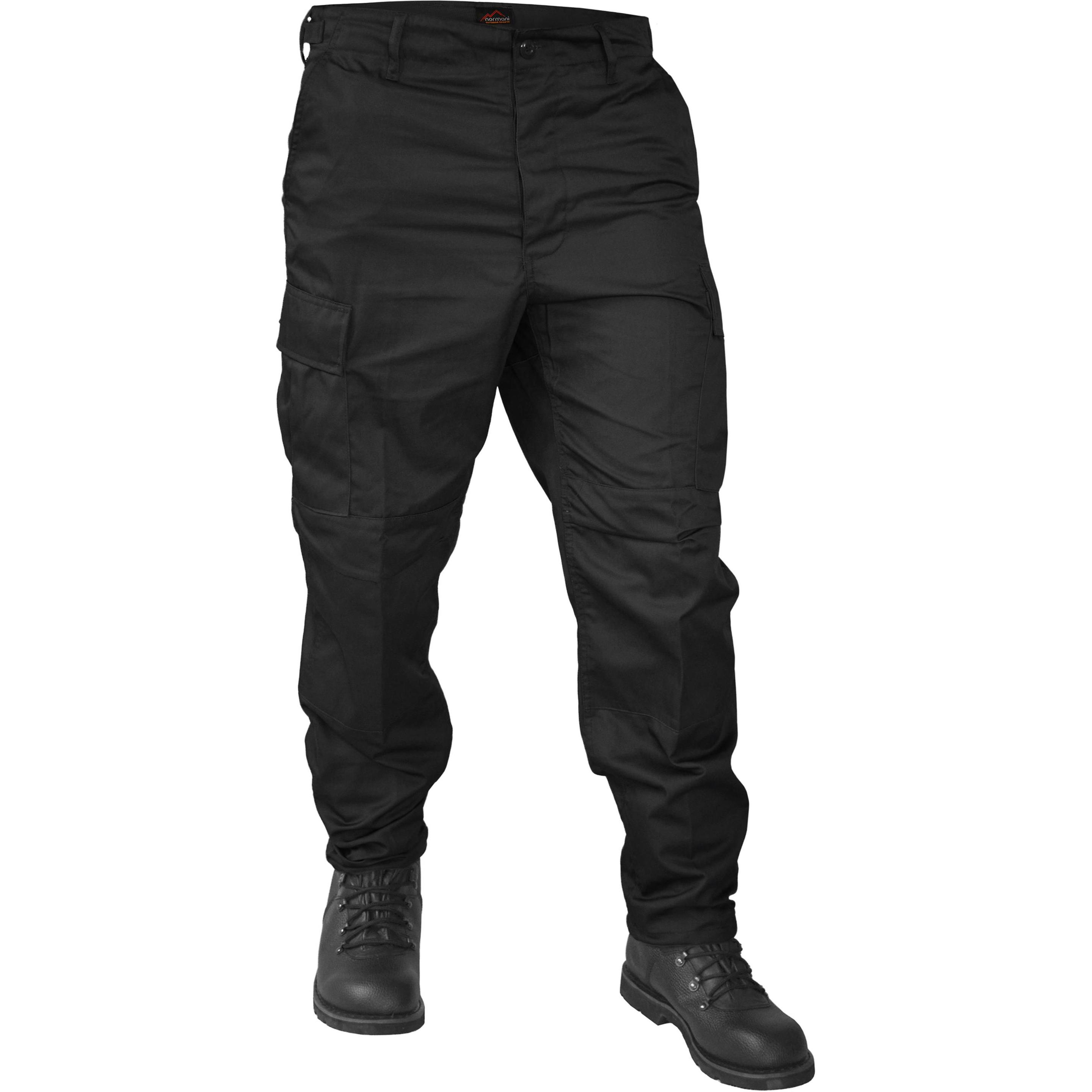 Normani, Herren, Outdoorhose, Herren BDU Rangerhose Trooper (XL), Schwarz, XL