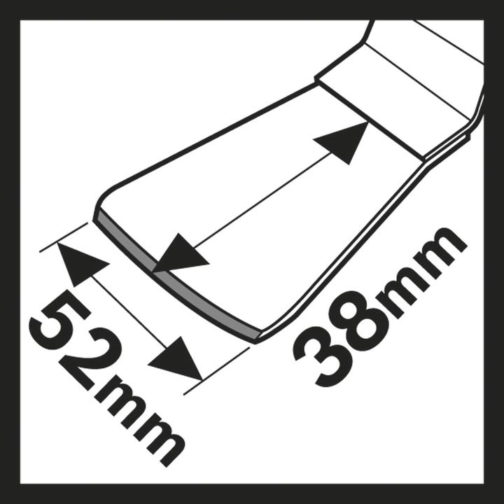 Produktbild Bosch Professional Zubehör HCS Schaber ATZ 52 SFC, flexibel, 52 x 38 mm, 10er-Pack