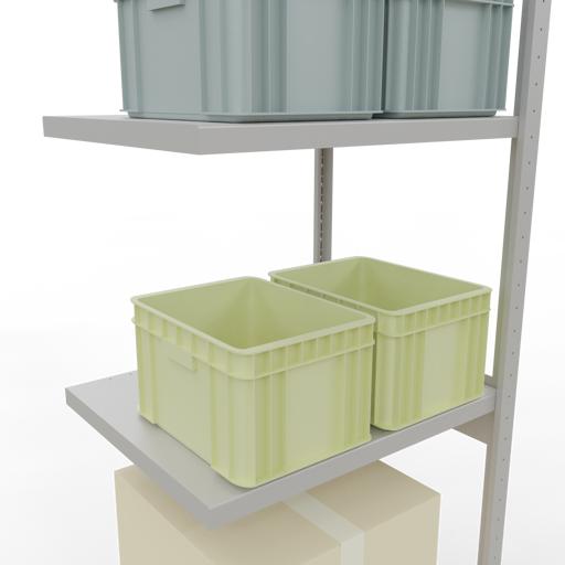 Image du produit Schulte Lagertechnik Système enfichable Élément suivant MULTIplus250 avec traverse de longueur