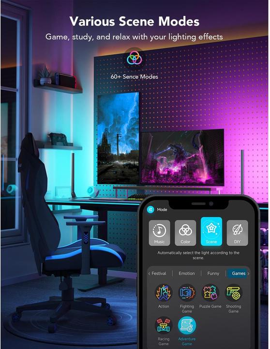 Produktbild Govee Gaming Lichtbalken (160 lm)