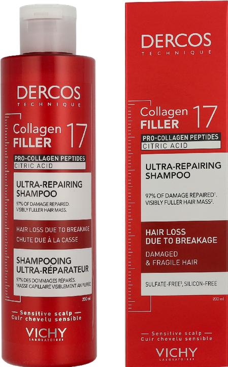 Actual product image Vichy Dercos C17 Shampoo Ultra-Reparierend (Liquid shampoo, 200 ml)