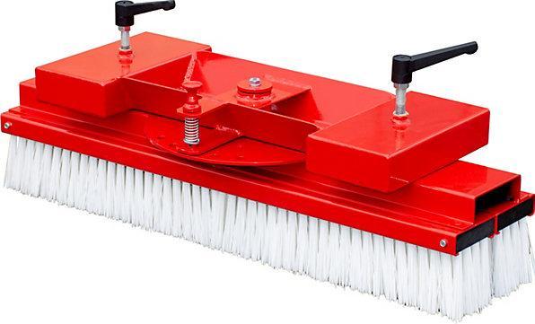 Actual product image eurokraft pro Forklift sweeper, adjustable, width 1000 mm.