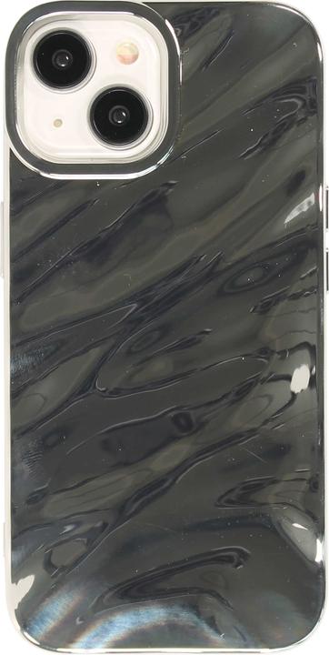 PhoneLook Coque Silicone avec forme de vague 3D effet mirroir (Apple iPhone 15)