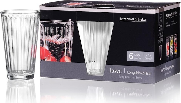 Actual product image Ritzenhoff Long drink glasses set of 6 (0.40 l, 6 x)