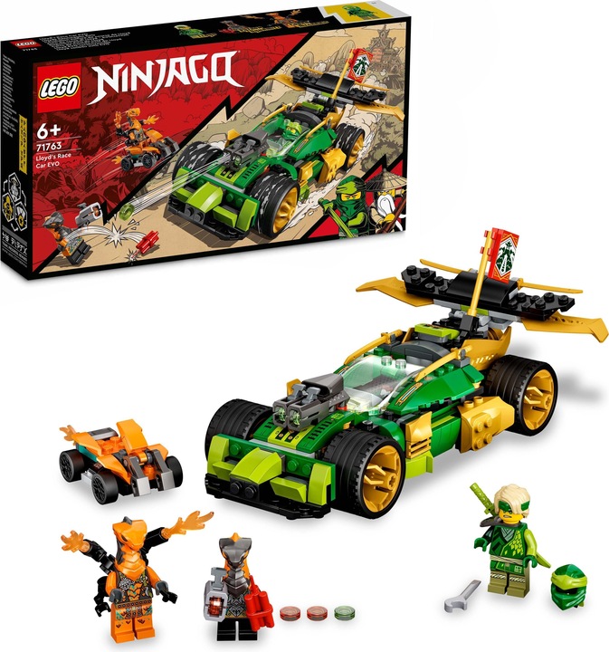 Actual product image LEGO Lloyds race car EVO (71763, LEGO Ninjago)