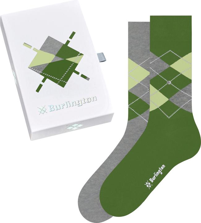 Produktbild Burlington Basic Gift Box Argyle 2-Pack SO (2er Pack, 40 - 46)