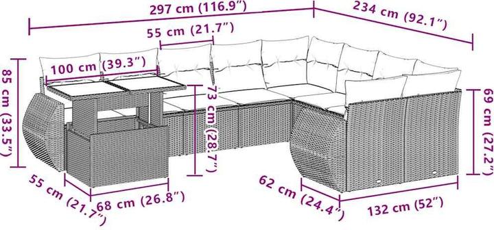 Produktbild vidaXL Melanie
