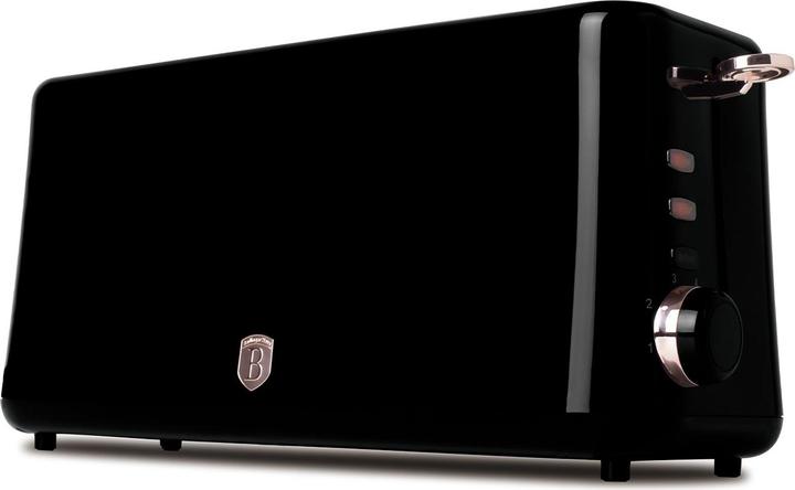 Produktbild BerlingerHaus Langschlitztoaster, 6 Röststufen, 980 W, schwarz-roségold