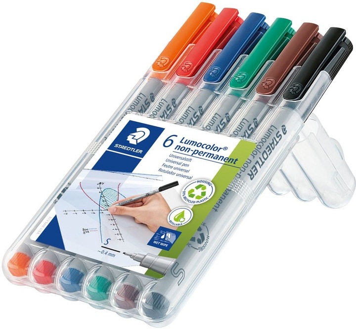 Produktbild Staedtler Lumocolor (Mehrfarbig, 0.40 mm, 6 x)