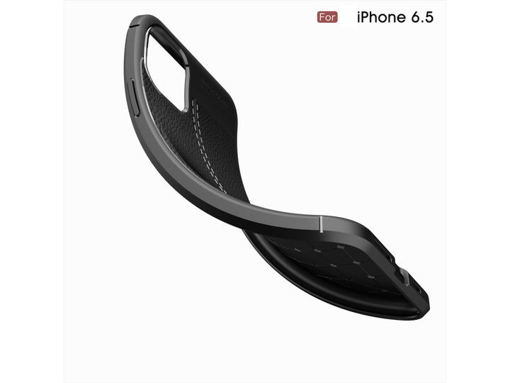 Actual product image Screenguard Apple iPhone 11 Pro Max Case Leather Design TPU Cover (Apple iPhone 11 Pro Max)