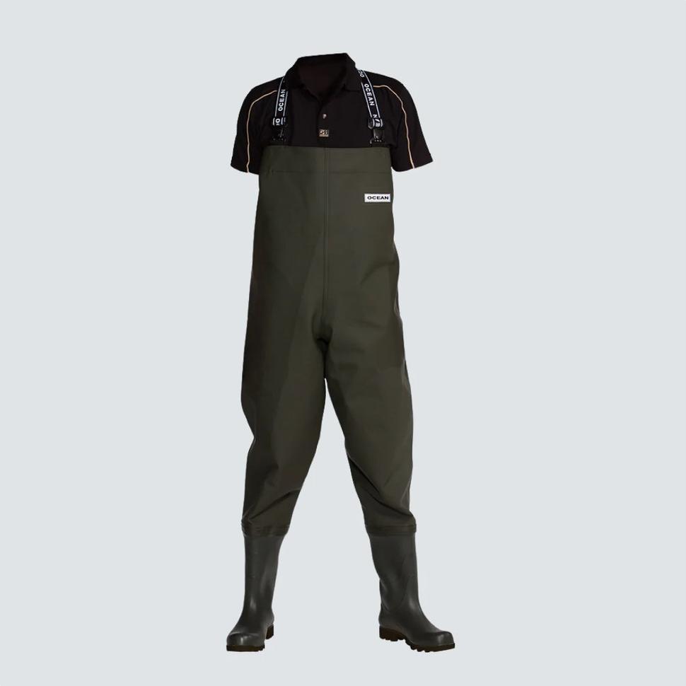 Ocean, Herren, Gummistiefel, Wathose Original S5, olive, 44, Grün, (44)