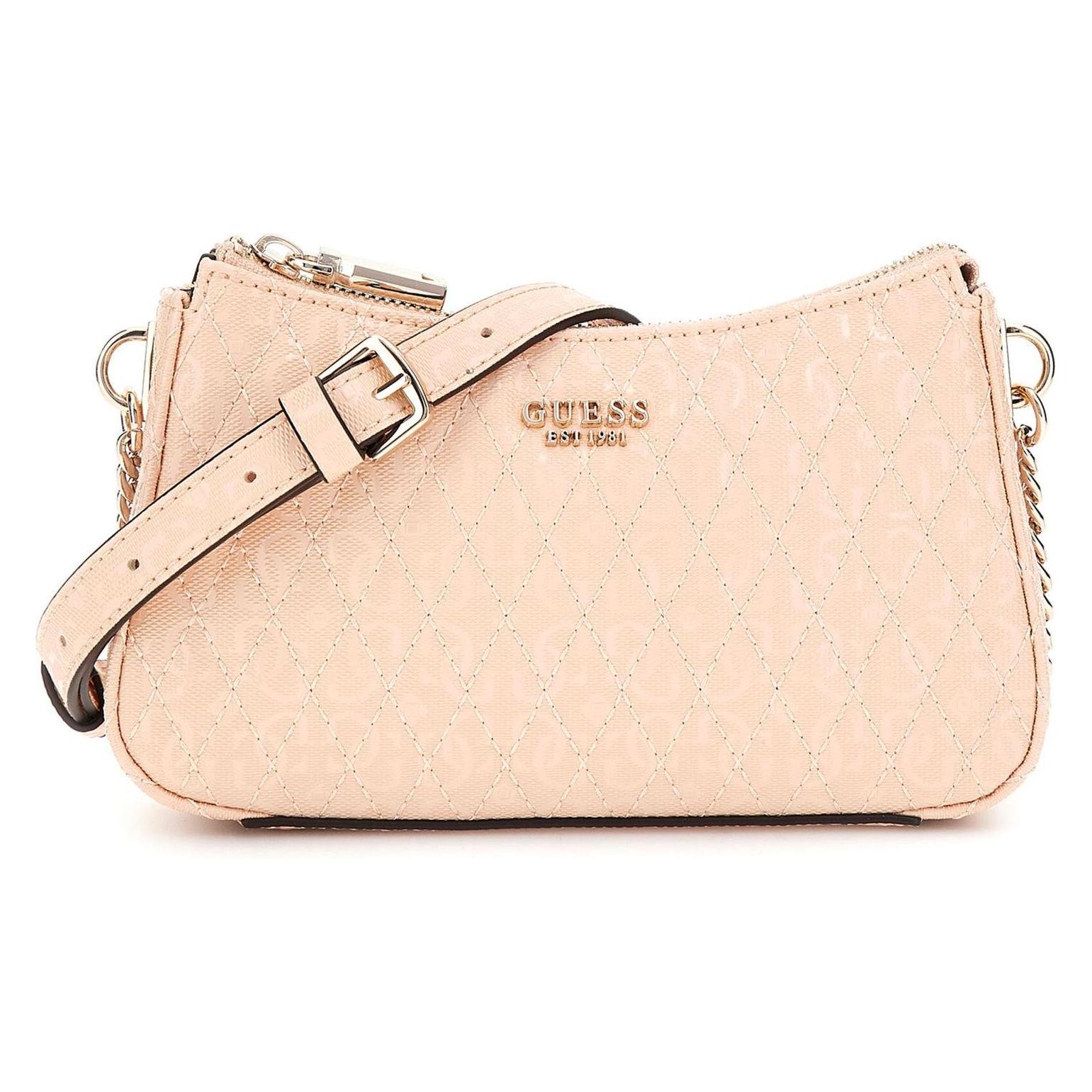 Guess, Damen, Handtasche, Betula Mini Crossbody Top Zip, Orange
