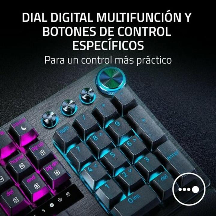 Produktbild Razer Huntsman V3 Pro - Mechanisch Gaming Toetsenbord - QWERTY - Zwart (Englisch International, Kabelgebunden)
