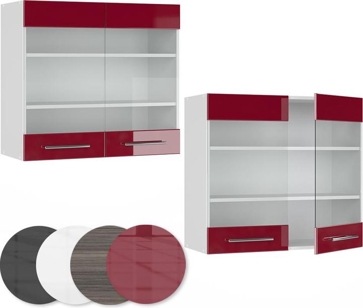 Produktbild Vicco Küchenglasschrank Fame-Line (80 x 34.10 x 72 cm)