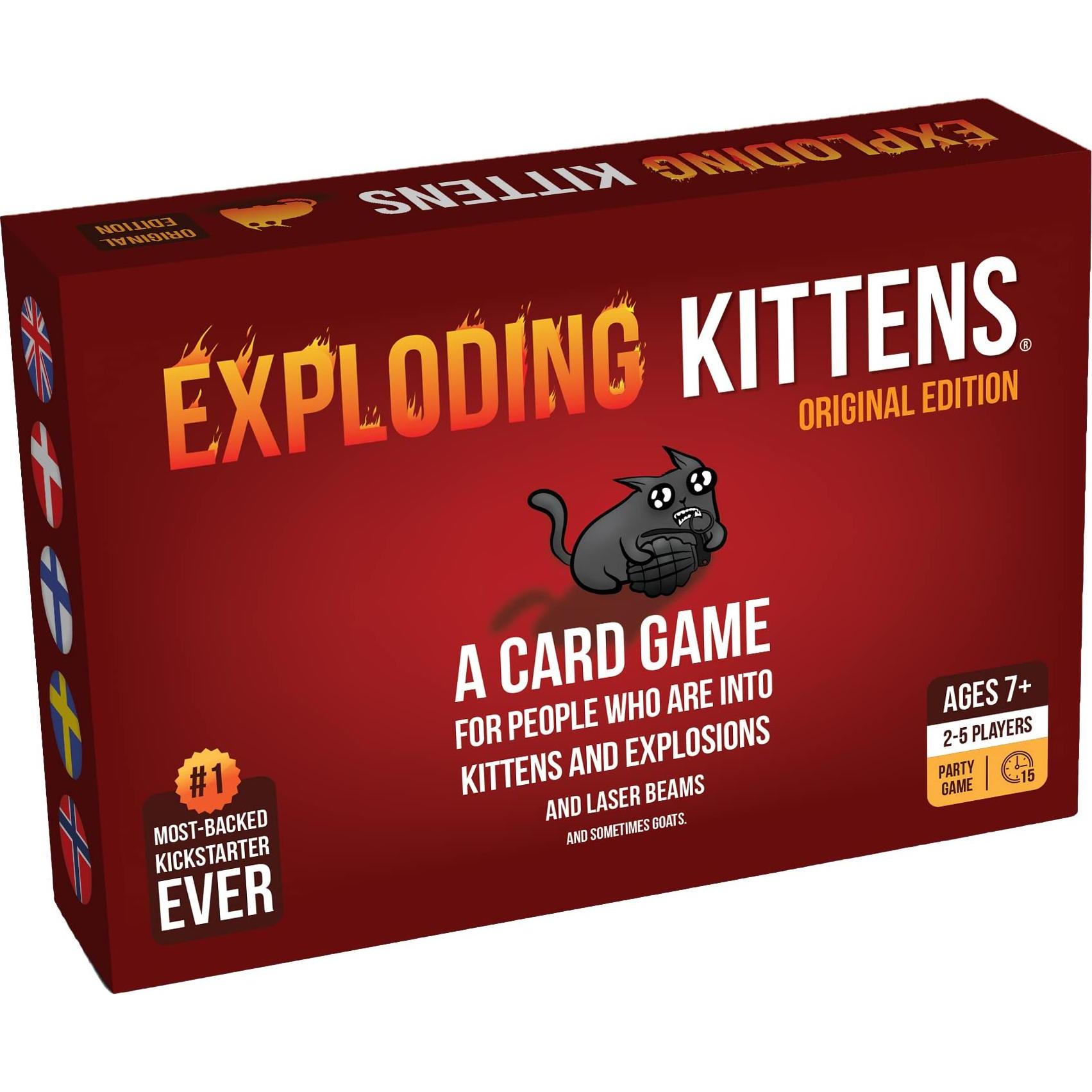 Enigma ​Exploding Kittens (Nordic Original​) (Norwegisch, Finnisch, Schwedisch, Isländisch, Deutsch, Dänisch)
