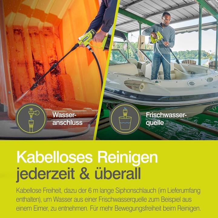 Image du produit Ryobi Slėginis ploviklis (Fonctionnement sur batterie)