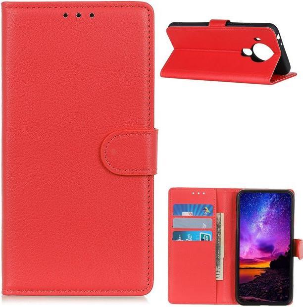 Actual product image MU Classic Litchi Leather Bookcover Series (Nokia 5.4)