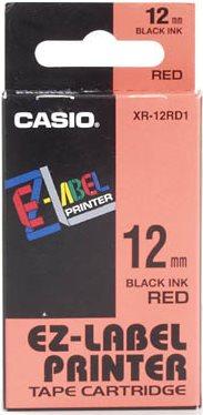 Casio XR-12RD1 Self-adhesive labels (1.20 cm, Red)