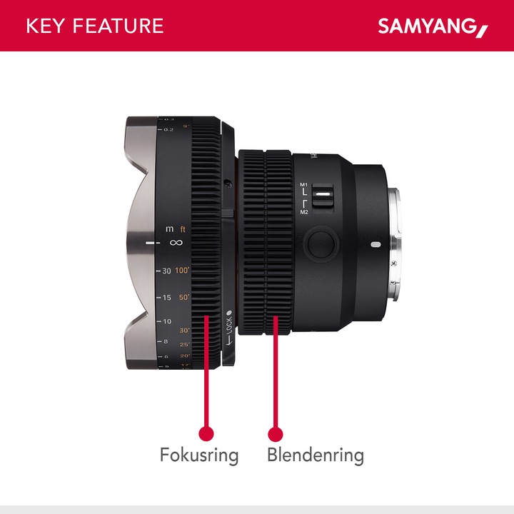 Produktbild Samyang MF Adapter für V-AF Serie