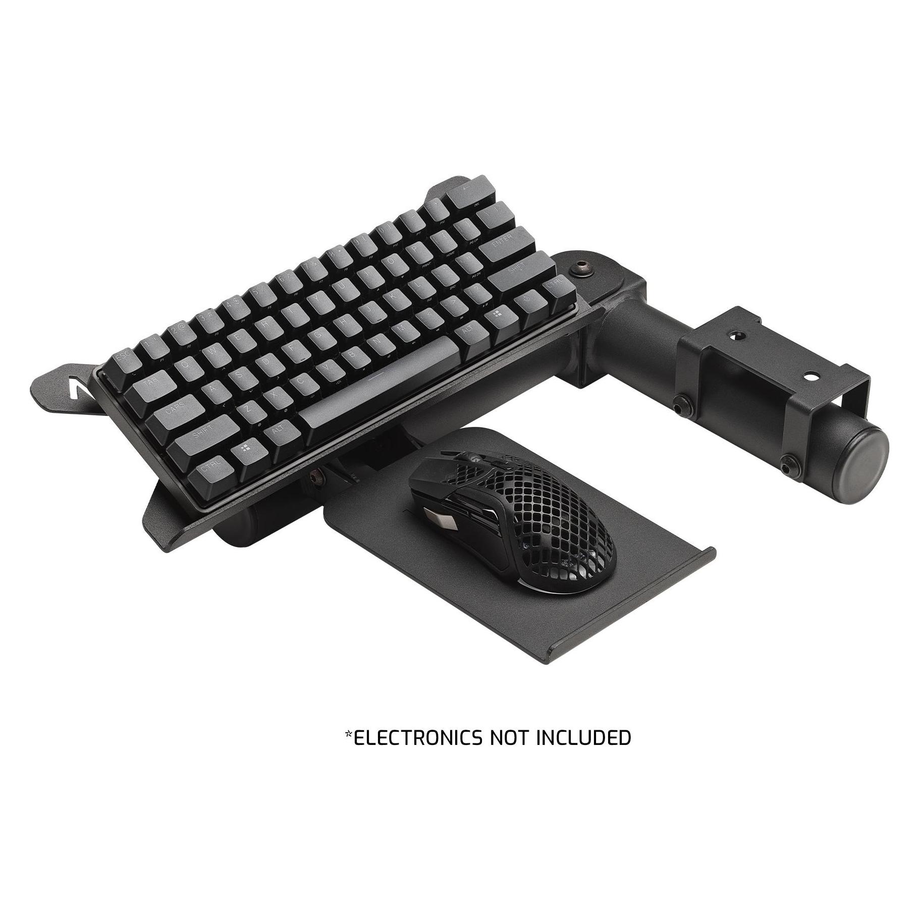 Next Level Racing F-Gt Pro Direct Keyboard And Mouse Tray, Zubehör Gaming Möbel, Schwarz