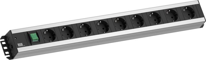Actual product image Bachmann HANDWERKER power strip, 9-way, with switch (9x, CEE 7/3, 2 m)