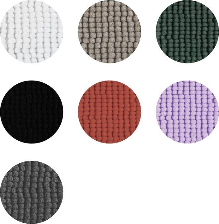 Produktbild spirella Chenille Badteppich 50x80cm Lavendel Lavande - Mikrofaser (40 x 1 x 60 cm)