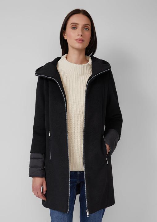 Produktbild S.Oliver Outdoor-Mantel Slim-Fit-Mantel aus Webware mit herausnehmbarem Steppeinsatz