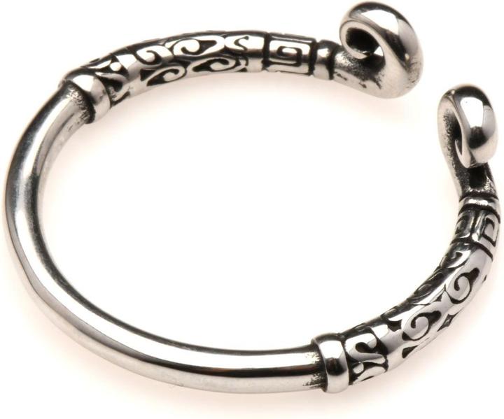 Actual product image Master Series Stainless steel shiny ring (2.40 cm)