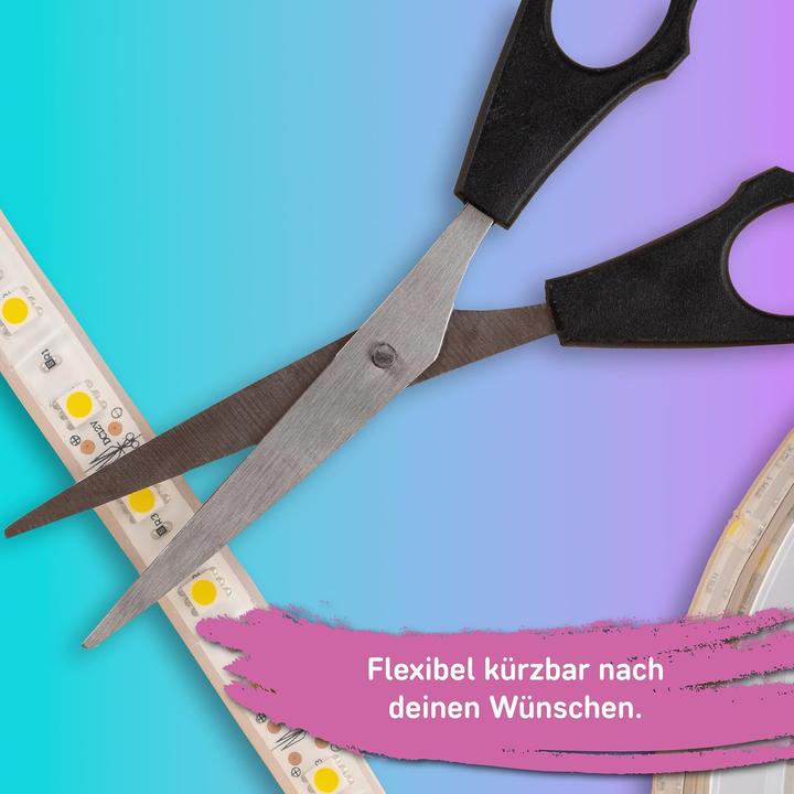 Image du produit Müller Licht Bande lumineuse LED Strip smart RGB 5m Music Sensor 21000123 (RGB, 500 cm, Intérieur)