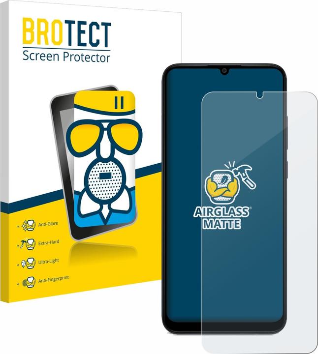 Actual product image BROTECT AirGlass Glass Matte (1 Piece, Samsung Galaxy A04)