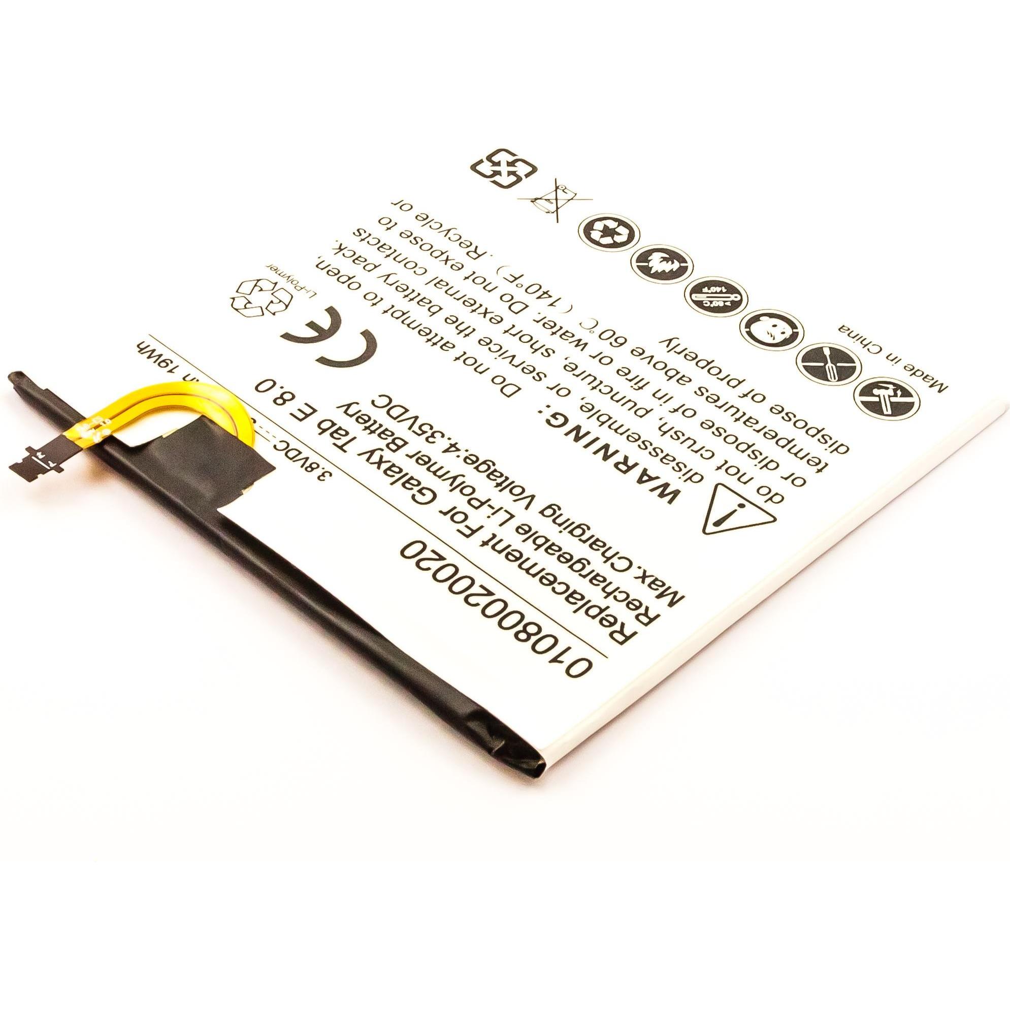 AGI Akku kompatibel mit Samsung Galaxy Tab E 8.0 TD-LTE - Akku - 5.000 mAh, Smartphone Akku