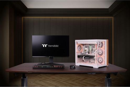 Actual product image Thermaltake Geh View 380 WS Midi Tower "ARGB Snow" White retail (ATX, mATX, Mini-ITX)