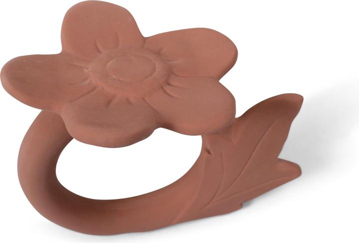 Filibabba Anneau de dentition floral en caoutchouc naturel
