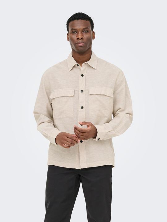 Immagine prodotto Only & Sons ONSCAIDEN Leinen Overshirt Overshirt (M)