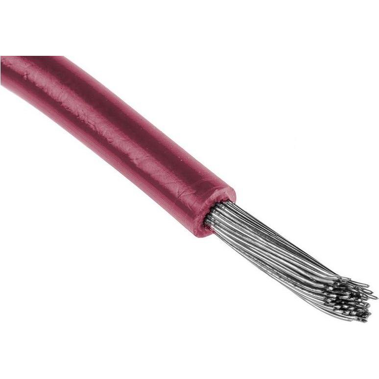 Rs Pro, Kabelleitung, UL3266 Hook-up wire 24AWG Red 100m (100 m)