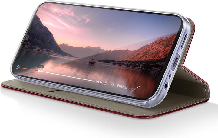 Actual product image OEM Smart Magnetic case for REALME Note 60 burgundy (Realme C63)