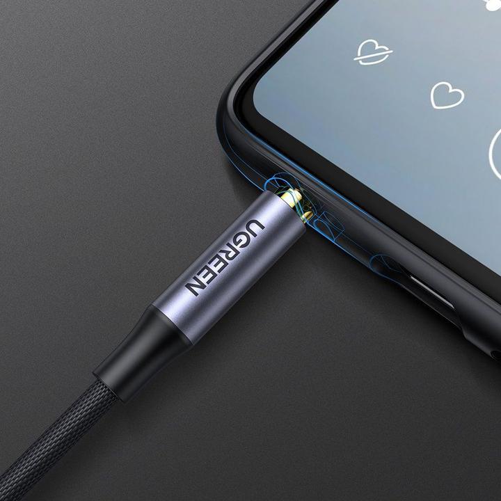 Actual product image Ugreen AV183 Mini jack cable 3.5mm (2 m, 3.5mm jack (AUX))