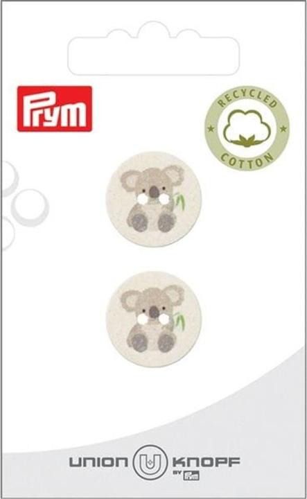 Image du produit Prym Boutons Koala 18 mm, 2 pièces, Crème