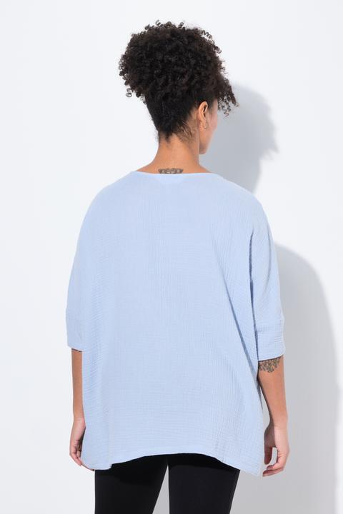 Immagine prodotto Miamoda Bluse, oversized, Musselin, 3/4-Ärmel (46, 48)