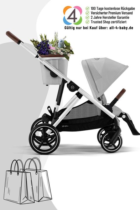 Produktbild Cybex Gazelle S Kinderwagen / Geschwisterwagen / Zwillingswagen