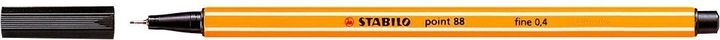 Actual product image STABILO point 88 Fineliner (Black, 10 x)