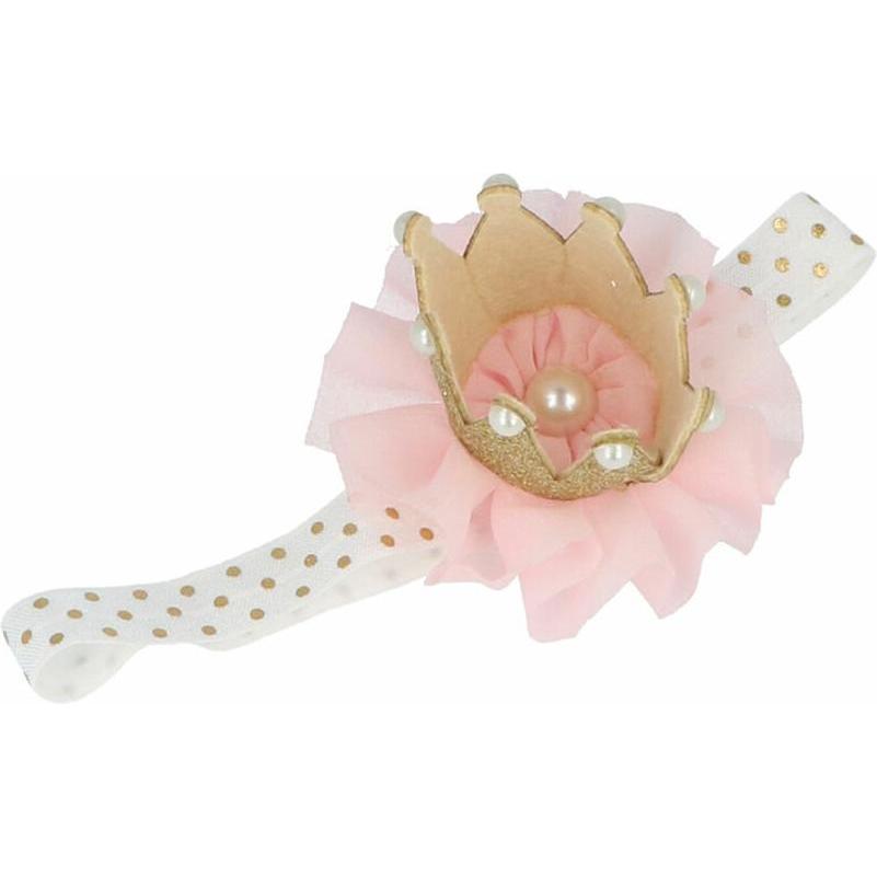 Inca, Haarschmuck, Cinta Con Flor De Tela y Corona 1 U