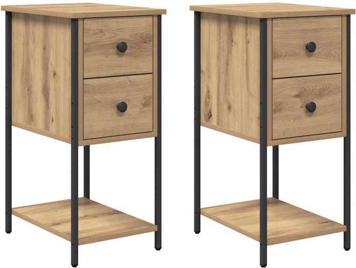 Actual product image vidaXL Bedside table (32 x 42 x 70 cm)