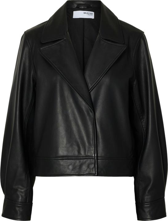 Actual product image Selected Slflea Leather Jacket (42)