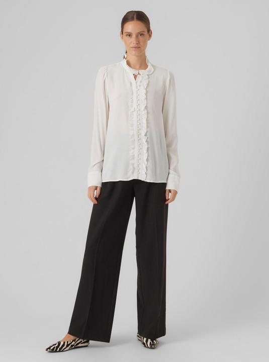 Produktbild Vero Moda Vmsella L/S Frill Shirt Wvn Exc Hemd (L)