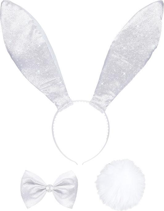 Produktbild Widmann Bunny Set Mit Ohren, Fliege, Schwanz (One Size)