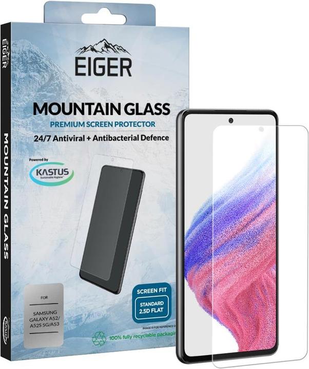 Actual product image Eiger Mountain Glass (1 Piece, Samsung Galaxy A52s 5G, Samsung Galaxy A52, Samsung Galaxy A53 5G)