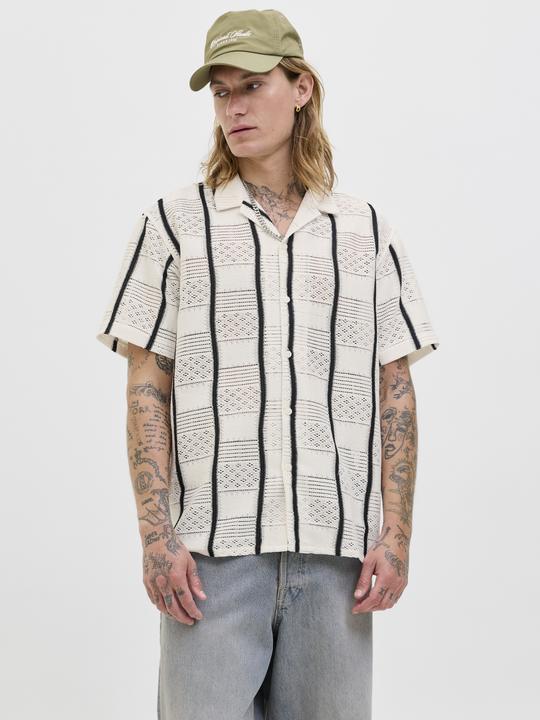 Actual product image Jack & Jones Jordia Stripe Resort Shirt Ss (M)